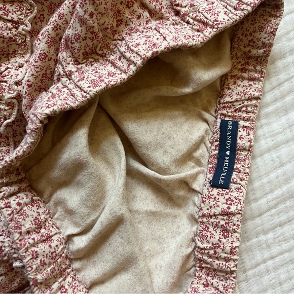 Floral Orange Tiered Skirt - Picture 3 of 3